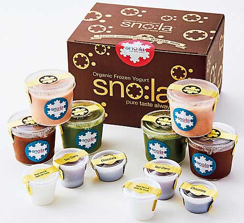 三越・伊勢丹の〈スノーラ〉フローズンヨーグルトアイス冬ギフト、お歳暮